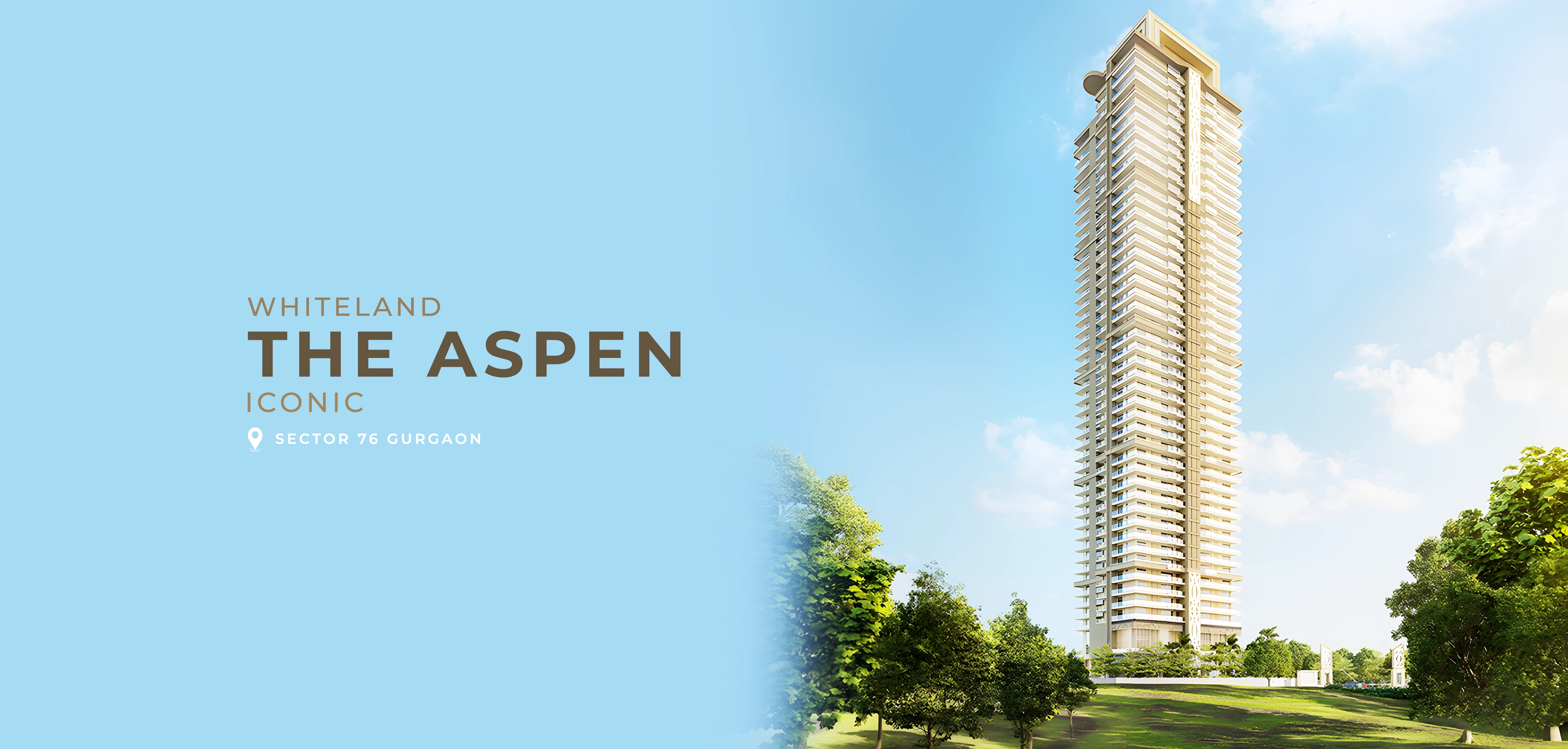 Whiteland The Aspen Iconic Banner